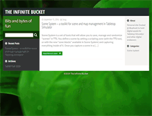 Tablet Screenshot of infinitebucket.com